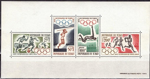 Чад, (1964, Олимпиада Токио, Футбол,  блок
